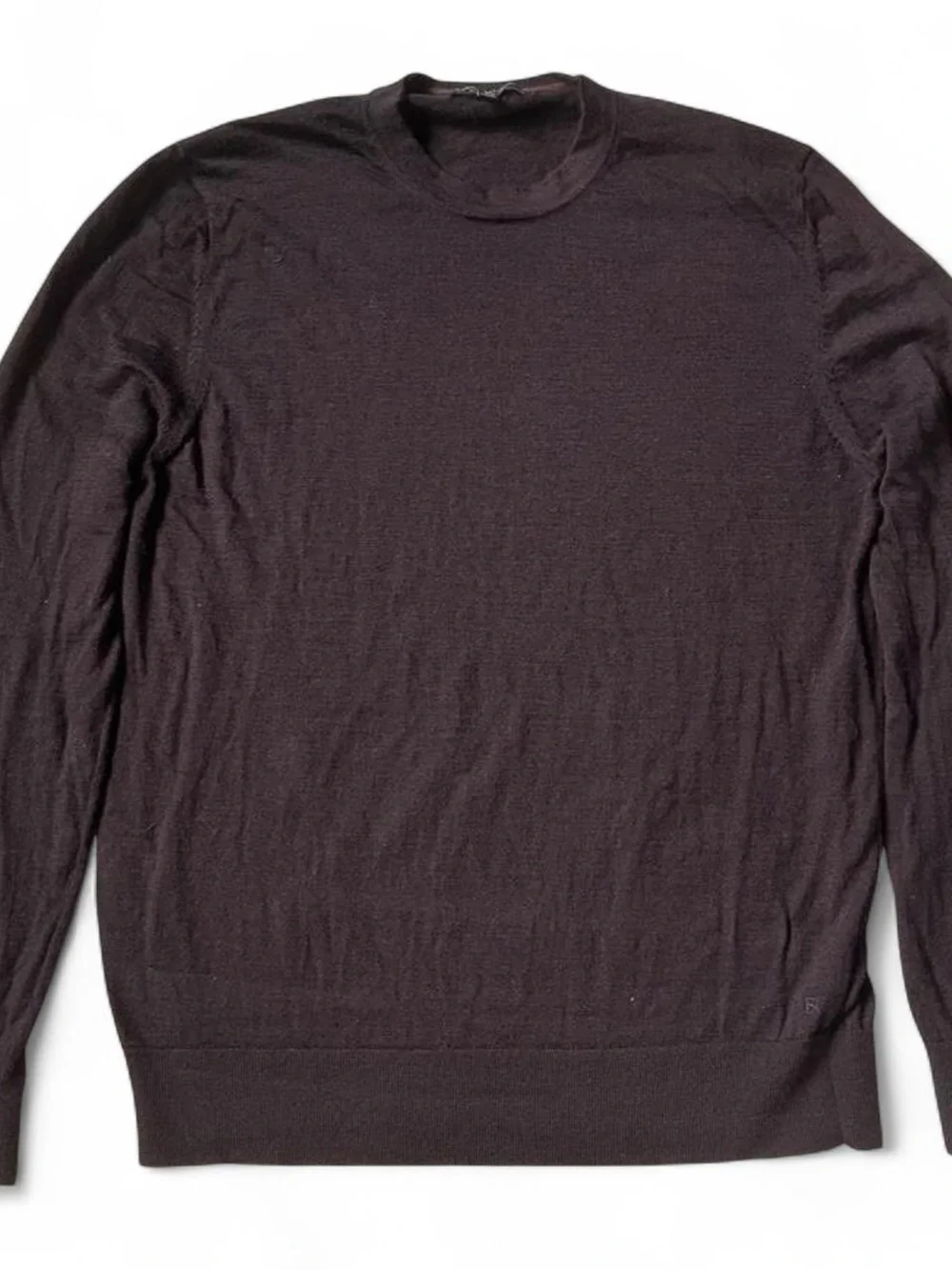 Banana Republic merino wool brown stretchy lightweight sweater